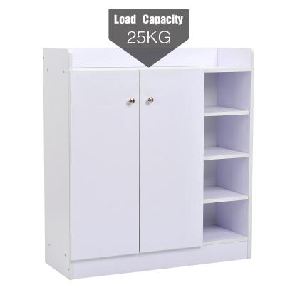 China Modern Modern Living Room Furniture Shoe Rack Corner Wooden Shoe Cabinet for sale