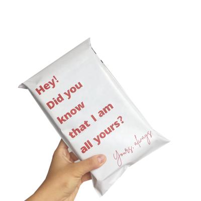 China Small White Self Adhesive Waterproof Eco Friendly Packaging Bags Recyclable for sale