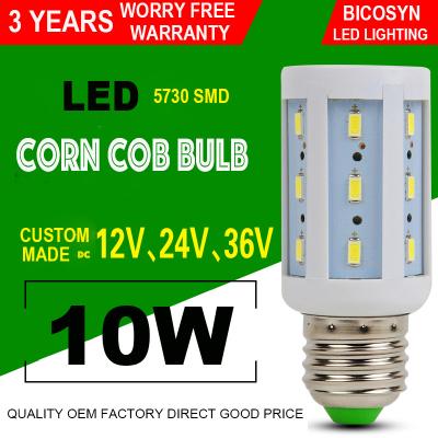 China 10W LED Corn COB Bulb E26 E27 5730 SMD LED Lamp Bulb (80w Incandescent Bulbs Equivalent), 360° Lighting, Non-Dimmable for sale