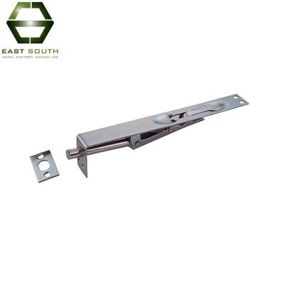 China Traditional Promotion Custom Single Satin/Polished Stainless Steel 304 L Type Flush Bolt For Door for sale