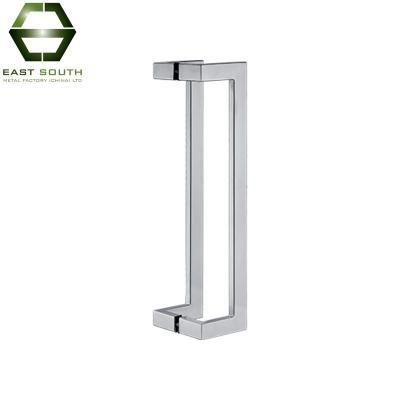 China Traditional Good Quality Satin Convenient 1.2 Mm Tube Thickness Stainless Steel Pull Handle For Timber Door for sale