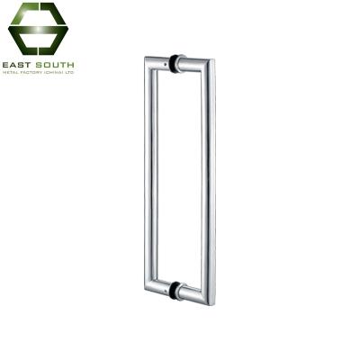 China Newest Traditional Design Special Satin Solid Stainless Steel Pull Handle For Timber Door for sale