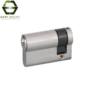 China Top Selling Innovative Polished Half Brass 3 Key Cylinder Euro Profile for sale