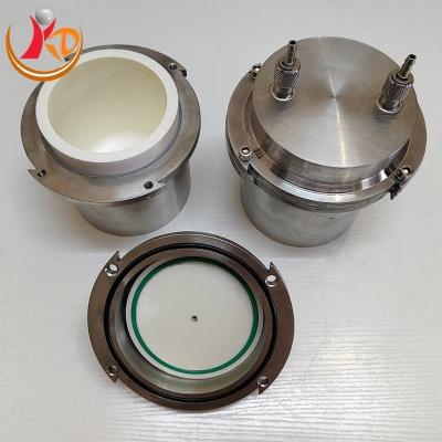 China Customized Zirconia  Vacuum jar with Stainless Steel Casting for sale