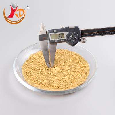 China 20% CeO2 Zirconium Ceramic Grinding Med Beads Mining Grinding Medium Ball for sale