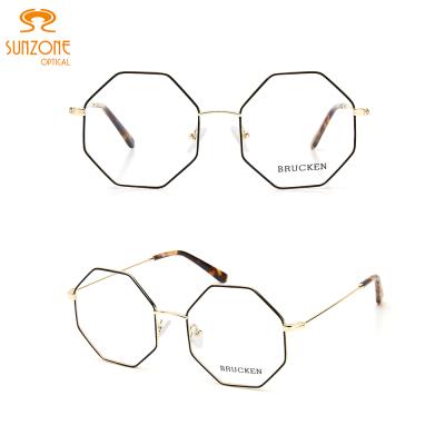 China New Trend Myopia Metal Glass Optical Spectacle Frames Optical Frames For Young Girl for sale