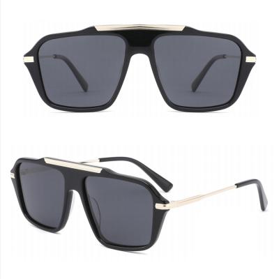 China Vintage frame sunglasses YD1050 rectangle acetate sunglasses vintage frame sunglasses brand designer sunglasses for sale