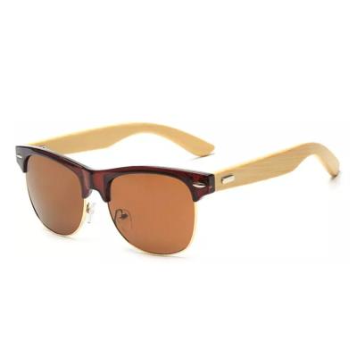 China Wooden frame sunglasses 1509 2020 natural bamboo wooden sunglasses and wood glass frame wooden sunglasses for sale