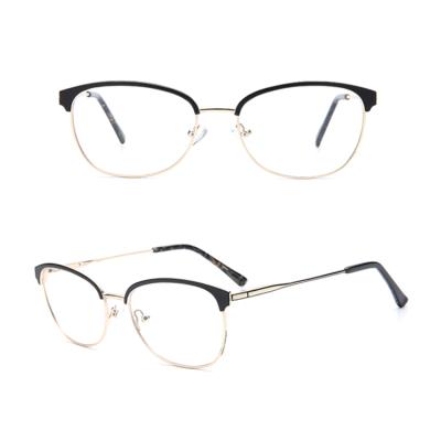 China Optical Frames Metal For Girls YJ-0013 Big Metal Eyeglass Metal Frames Glasses Optical Frames Metal For Girls for sale