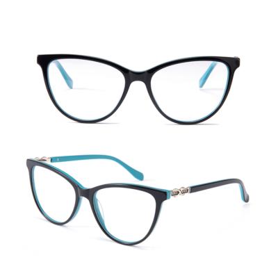 China Customized optical glass frams EA1149 acetate eyewear customized unisex optical glass frams frame glasses for sale