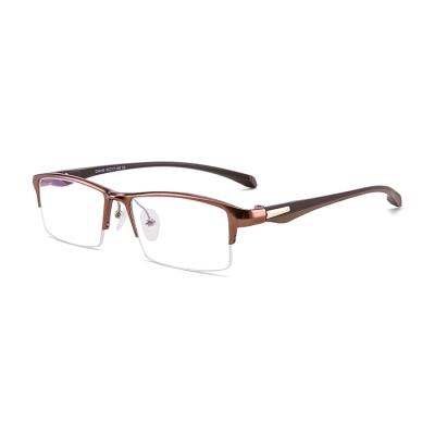 China Eye Glass Frames Men's Metal Optical Glass Frames 6185 Aluminum Optical Eye Frame For Men Factory Factory Metal Optical Glasses for sale