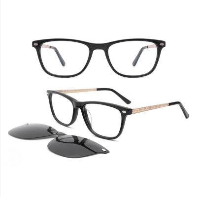 China Acetate clip on sunglasses FG1117 oversized magnetic sunglasses eyewear acetate sunglass clip sunglasses for sale