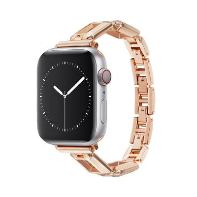 China Fashion strap for SE ultra 7 6 38mm Luxury iwatch series 8 iPhone watch band women jewelry strap 42mm 5 4 3 2 1 41mm 40mm 44mm for sale