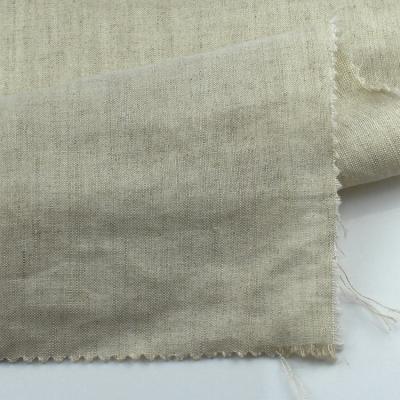 China Plain Sustainable Plain Natural Beige Plain Linen Viscous Color 165gsm Viscous Fabric for sale