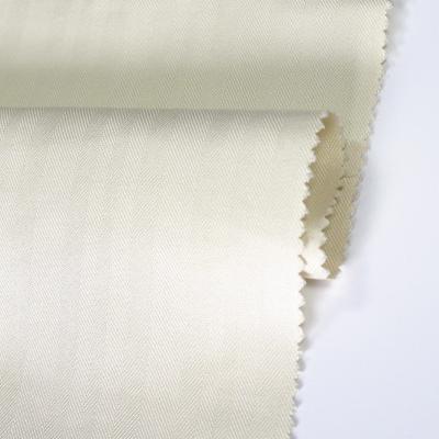 China 112cm Durable 148gsm Plain Dyed Herringbone 100% Silk Fabric For Garment for sale