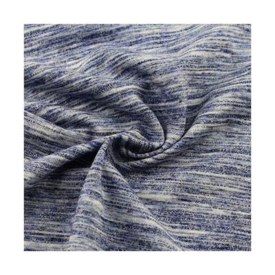 China Sustainable 175gsm Yarn Dyed Polyester Knitted Cotton Fabric For Womens Dress for sale