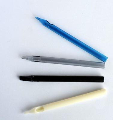 China Long Or Short Permanent Disposable Plastic Tattoo Tips for sale