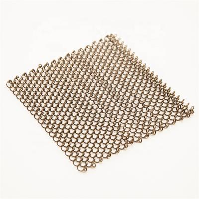 China 2020 Factory Direct Sale Eco - Friendly Decorative Metal Curtain Mesh for sale