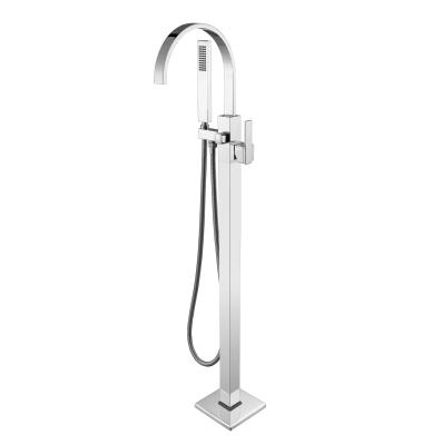 China Bathtub Faucets Single Tap Vintage Stainless Steel Metered Brass Bathtub Faucet for sale