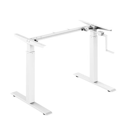 China (Height) JIECANG China Manufacture Adjustable Sit Standing Desk Manual Height Adjustable Lifting Desk for sale