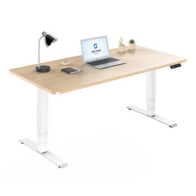 China JIECANG High Quality Electric Height Adjustable Furniture Height Adjustable Workstation Standing Desk for sale