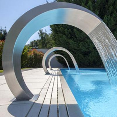 China Artificial Stainless Steel Waterfalls Waterfalls Fountain Waterfall For Gardens for sale