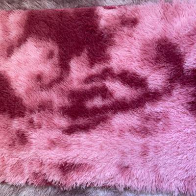 China Stain Resistant Factory Price 2021Cheaper Shaggy Blankets Tie Dyed Blankets For Living Room for sale