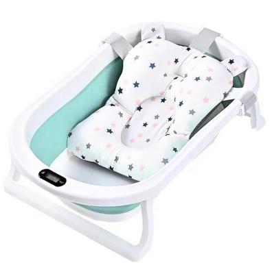 China No cover; Foldable; Eco-friendly Hot Selling Baby Bathtub Newborn Baby Bath Tubs Stand Up Portable Bathtub Green for sale