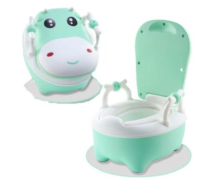 China With lid; Latest Designs Eco - Friendly Wholesale Plastic Baby Potty Eco - Friendly Material Potty for sale