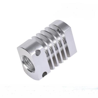 China 3d printer Ur Elk 3d Printer Parts Extruder MK10 E3dv6 Heat Sink Aluminum Block Heat Sink Radiator for sale