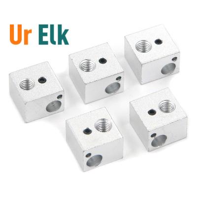 China 3D Printer Ur Elk 3d Printer Parts V5 Heater Block Bowden Hotend Extruder For Aluminum for sale