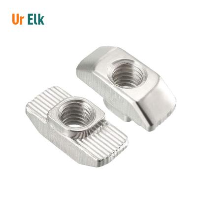 China 2020 3D Printer Ur Elk High Quality 3030 4040 4545 Series Aluminum Profile T Slot Hammer Head Fastener Sliding T-Nut M4 M5 M6 M8 for sale