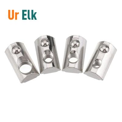 China 3D Printer Ur Elk M3 M4 M5 Spring Small T Slot Nut Elastic Ball For 20 30 40 45 Series Aluminum Profiles for sale