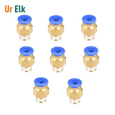 China Pneumatic Tools Ur Elk 3d Printer Accessories Pc 6-01 Pneumatic Quick Connectors For Pipe Fittings for sale