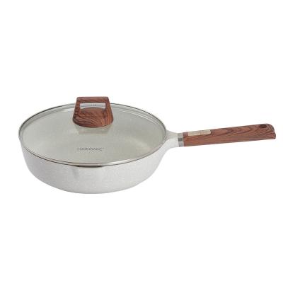 China American Medical Stone Coating Cast Aluminum Frying Pan Nonstick Style Frying Pan Kitchen Frying Pan for sale