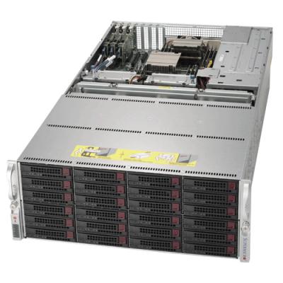 China Kundenspezifischer Supermicro-Speicher-Server 6048R-E1CR72L 4U Rackmount zu verkaufen