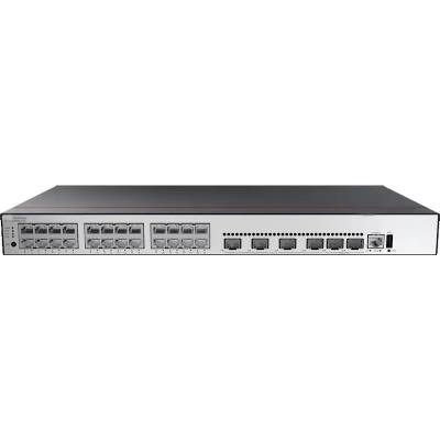 China S5735-L24P4XE-A-V2 24*10/100/1000BASE-T-poorten 4*10GE SFP+-poorten 2*12GE Stack-poorten PoE+ AC Power Te koop