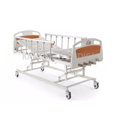 China Wholesale 3 functions 3 crank adjustable manual medical hospital bed for sale for sale