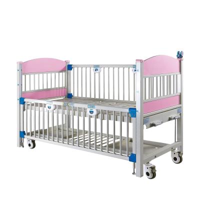 China KS-S202et Stylish Manual Hospital Bed 2 Cranks Hospital Cartoon Children&baby Bed for sale