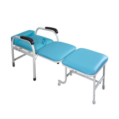 China Modern Recliner Chair Hospital Furniture Steel Sleeping Bed for sale