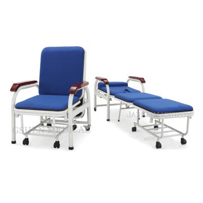 China Hospital Bed Hospital Folding Steel Accompany Chair for sale