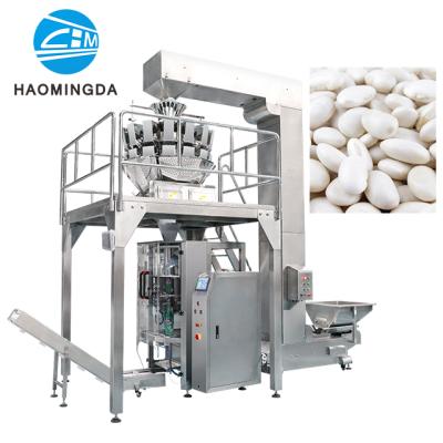 China Full Auto 500g 1kg Food Peeled Kindney Bean Green Been Yellow Bean White Soybean Granular Packing Machine for sale