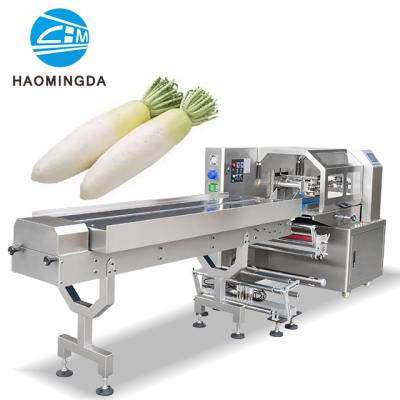 China Fresh Food Radish Brinjal Eggplant Vegetalbes Packing Machine for sale