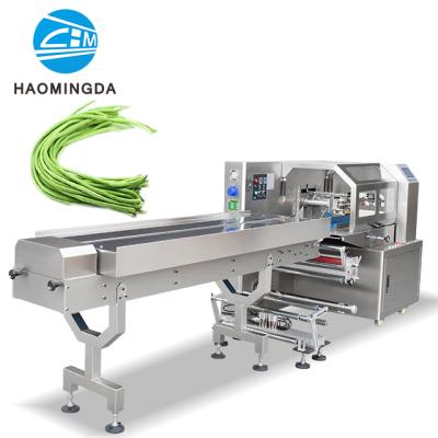 China Food Fresh Brinjal/Eggplant/Carrot Long Beans Packing Machine Plastic Bag Packaging Machine for sale