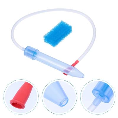 China 100% Eco-friendly Tool Disposable Nasal Manual Baby Booger Safety Aspirator Baby Filter Nasal Aspirators for sale