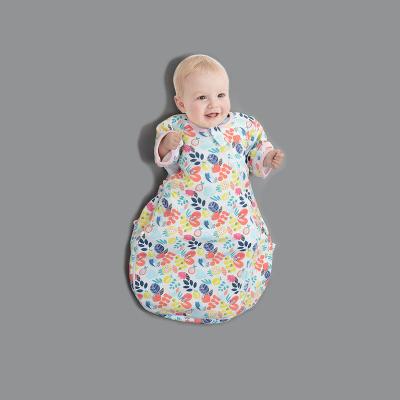 China Autumn and winter cotton warm children's sustainable sleeping bag removable U-shaped newborn warm sleeping bag for sale