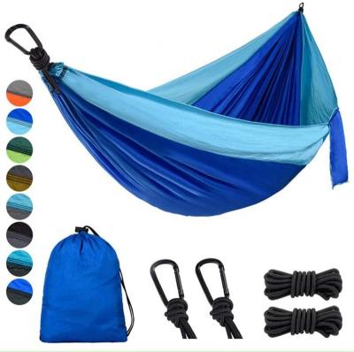 China 210T Adult Nylon Parachute Double Waist Camping Travel Hammock for sale