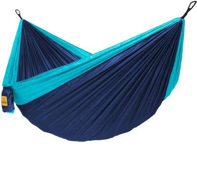 China 2021 High Quality Adult Outdoors Survival or Travel Backpacking Single and Double Hammocks Parachute/Camping Hammock for sale