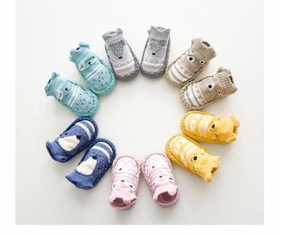 China Fashion baby sport socks with rubber bottom baby socks fall and anti-skid soft winter floor socks for sale