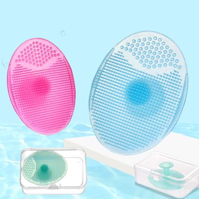 China Easy Clean Soft Silicone Baby Bath And Wash Brush Silicone Baby Scalp Bath Brush for sale